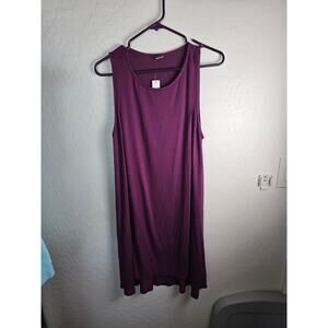 LA Made NWT Purple Dress Size Large so soft